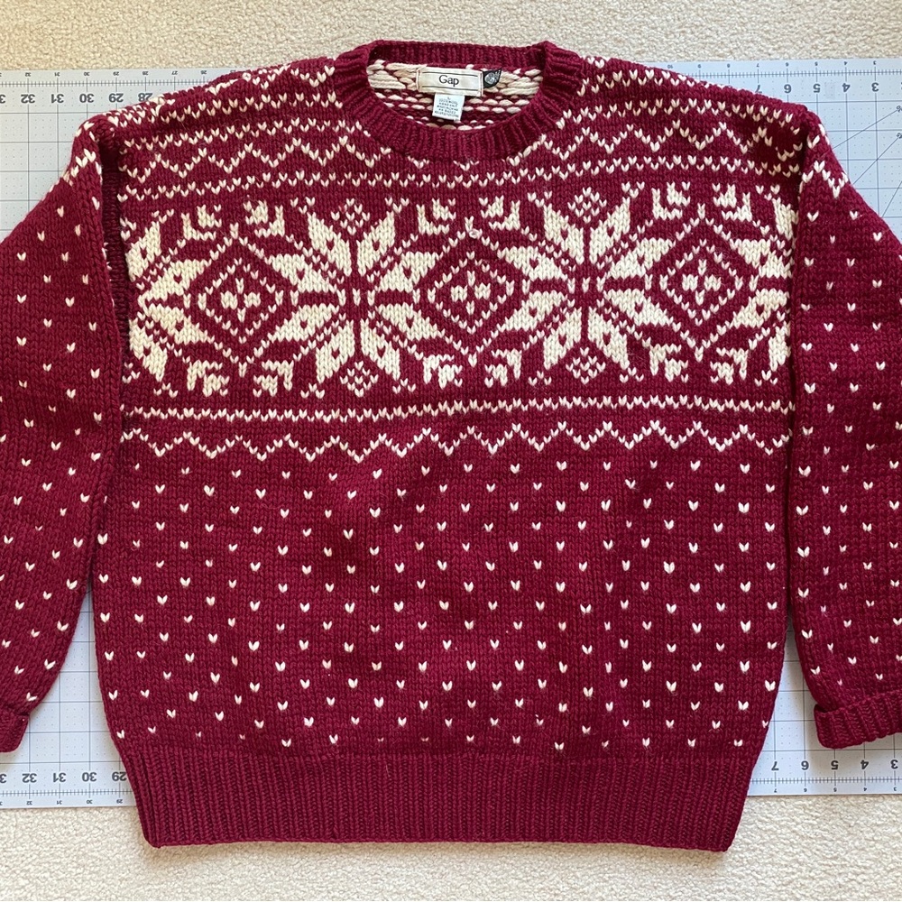 Vintage men’s GAP wool sweater